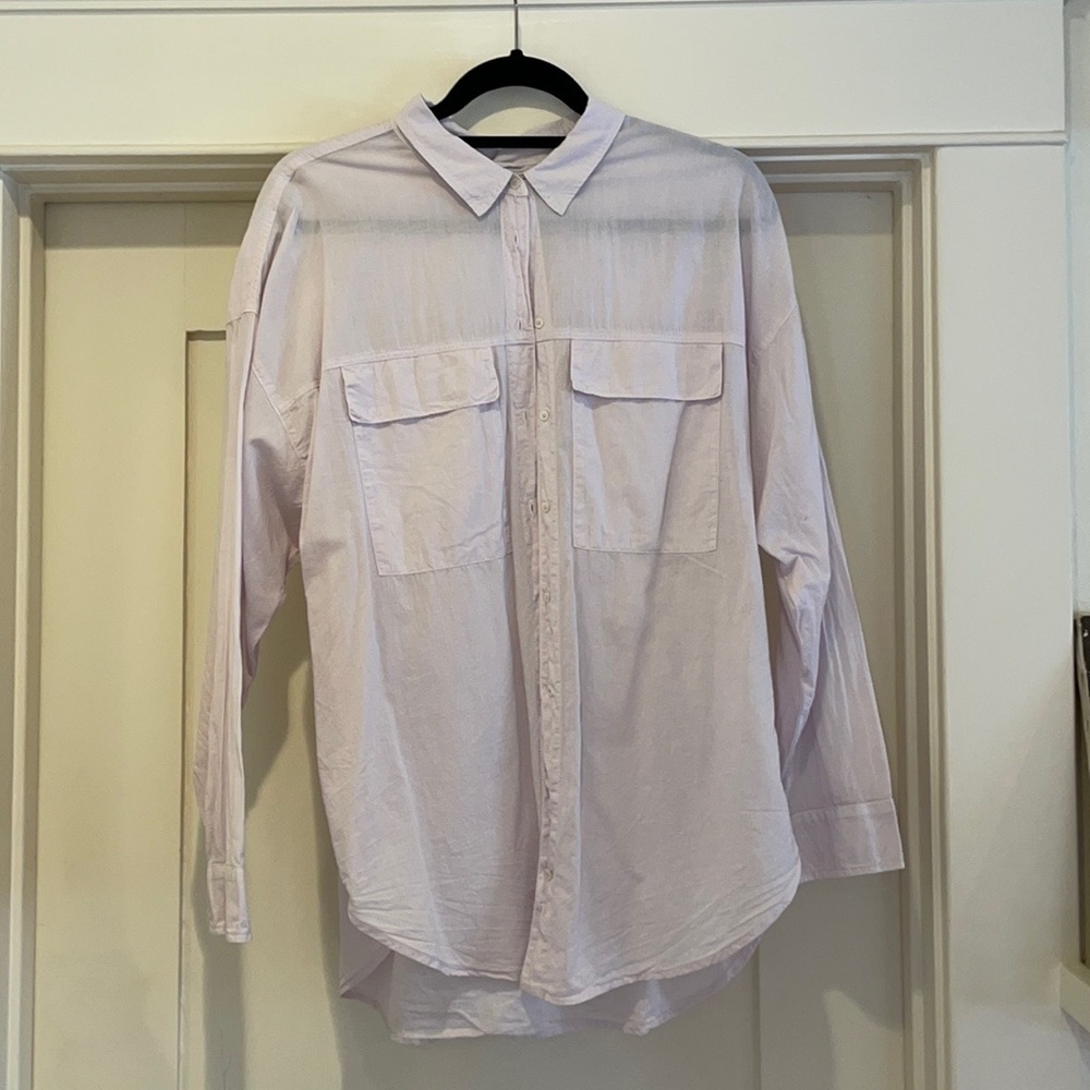 Xirena Button Front Poplin Blouse